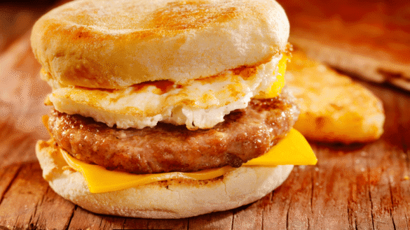 Spicy Mcmuffin Breakfast Sandwich