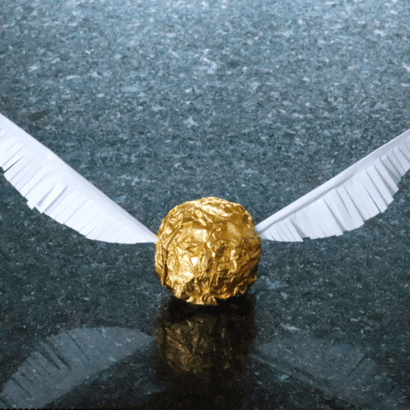 Golden Snitch Cake Golden Snitch Cake