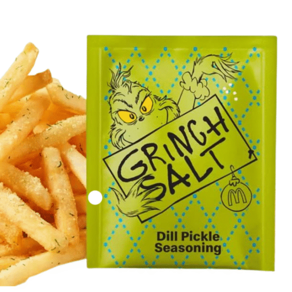 McDonald's Dill Pickle “Grinch Salt” McShaker Fries Recipe