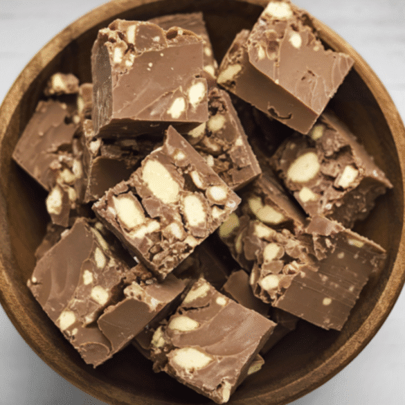 Marshmallow Fudge with Condensed Milk