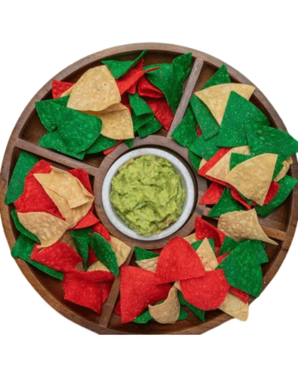 Red and Green Tortilla Chips Recipe